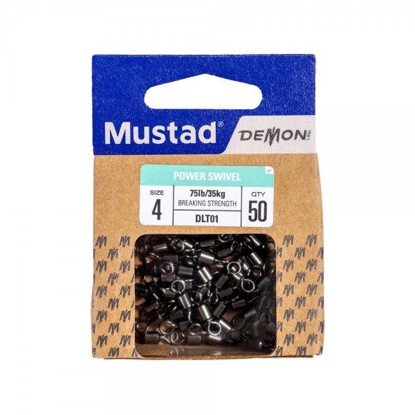 Mustad Demon Power Swivel  (50kom) (Ribolovački pribor) - www.sportskiribolov.co.rs
