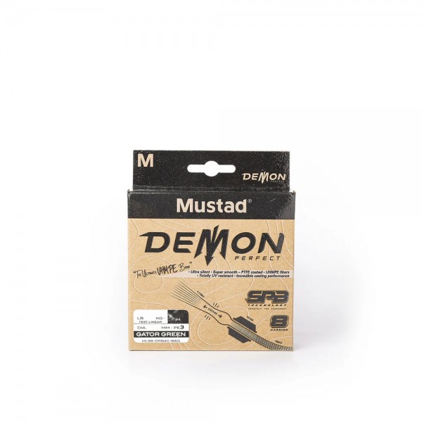 Mustad struna Demon Perfect Gator Green 150m (Upredene strune) - www.sportskiribolov.co.rs