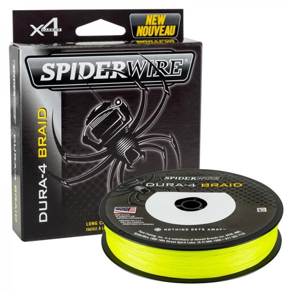 Spiderwire struna Dura 4 Yellow 150m (Upredene strune) - www.sportskiribolov.co.rs