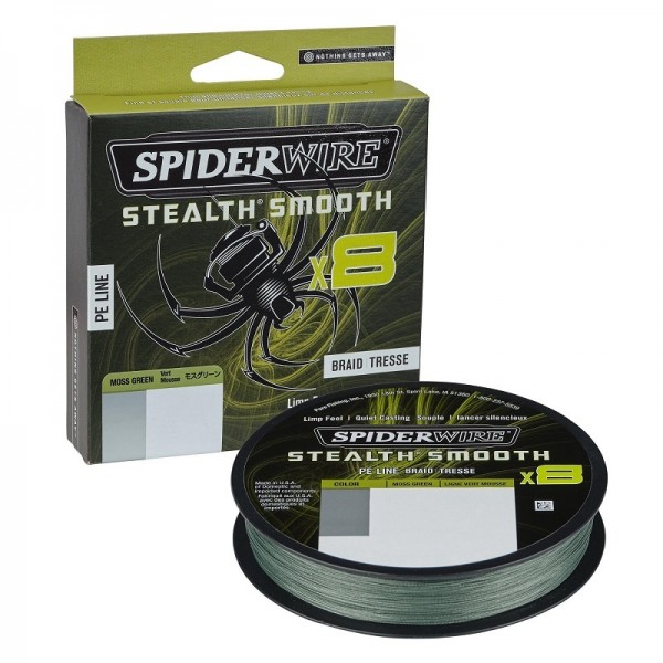 Spiderwire stuna Stealth Smooth X8 Moss Green 150m (Upredene strune) - www.sportskiribolov.co.rs