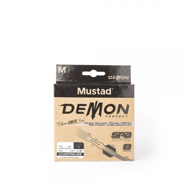 Mustad struna Demon Perfect Chartreuse 150m (Upredene strune) - www.sportskiribolov.co.rs