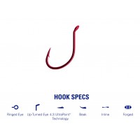 Mustad udice Dropshot 10546NP-RB (Crvena)