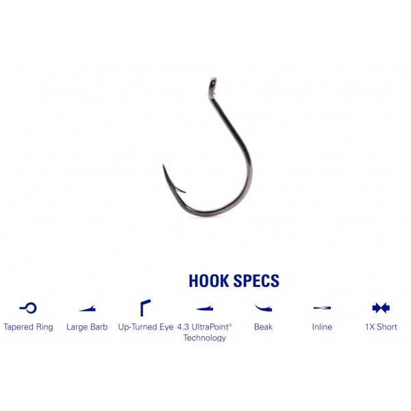 Mustad udice Wide Gap Dropshot 10548NP-BN (Udice Mustad) - www.sportskiribolov.co.rs