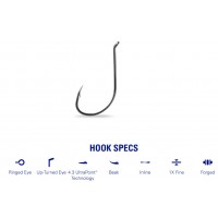 Mustad udice Select Finesse - 1X Fine 10549NP
