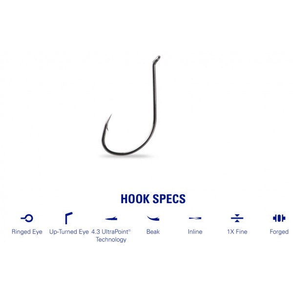 Mustad udice Select Finesse - 1X Fine 10549NP (Udice Mustad) - www.sportskiribolov.co.rs