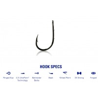 Mustad udice Eyed Baitholder Hook 10750NP-BN