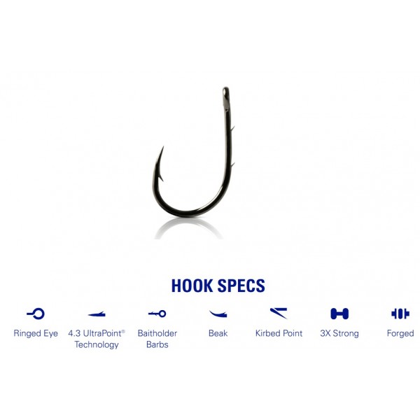 Mustad udice Eyed Baitholder Hook 10750NP-BN (Udice Mustad) - www.sportskiribolov.co.rs