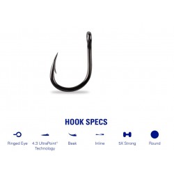 Mustad udice Hoodlum 5 X Strong 10814NP-BN