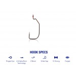 Mustad udice Assault Wide Gap 38120AP-TX (Udice Mustad) - www.sportskiribolov.co.rs
