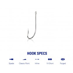 Mustad udice Cristal 515-NI