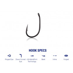 Mustad udice Carp XV2 Wide Gap 60550AP
