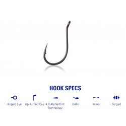 Mustad udice Carp XV2 Chodda Special 60554AP