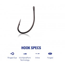 Mustad udice Carp XV2 Curved Shank Elite 60556AP