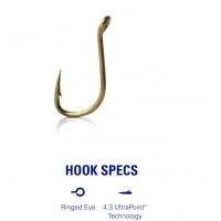 Mustad udice Out-Turned Eyed Feeder - Eyed Barbed MU15 60343NP