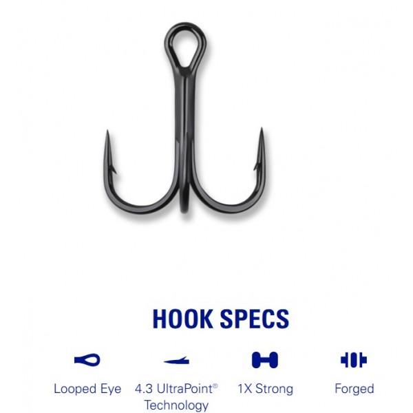 Mustad Trokrake KVD Elite Round Bend -1X Strong TR78NP (Udice Mustad) - www.sportskiribolov.co.rs