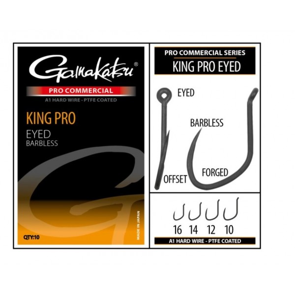 Gamakatsu Pro-C King Pro Eyed A1 PTFE BL (Udice za ribolov) - www.sportskiribolov.co.rs