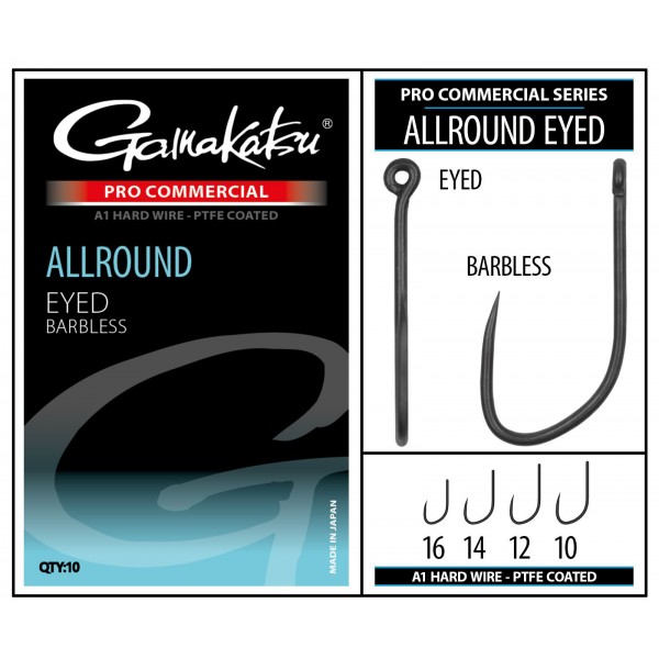 Gamakatsu Pro-C Allround Eyed A1 PTFE BL (Udice za ribolov) - www.sportskiribolov.co.rs