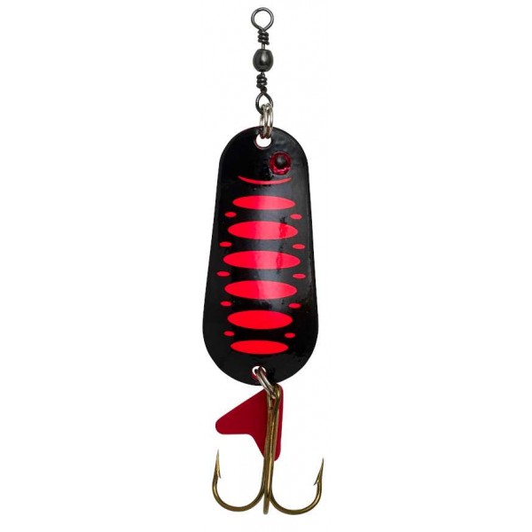 DAM Effzett Standard Spoon Red Black UV (Kašike) - www.sportskiribolov.co.rs