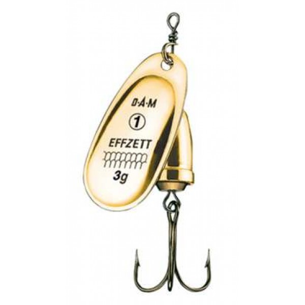 DAM Effzett Executor Spinner Gold (Spinner / Leptir varalice) - www.sportskiribolov.co.rs