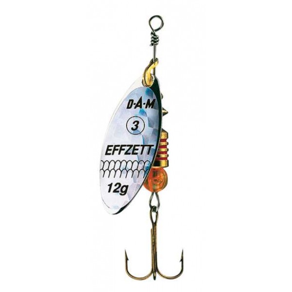 DAM Effzett Predator Silver Glitter (Spinner / Leptir varalice) - www.sportskiribolov.co.rs