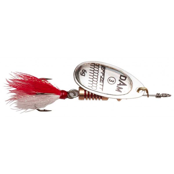 DAM Effzett Standard Spinner Dresed Silver (Spinner / Leptir varalice) - www.sportskiribolov.co.rs
