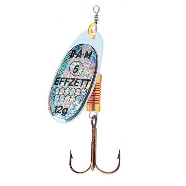 DAM Effzett Standard Spinner Reflex Silver (Spinner / Leptir varalice) - www.sportskiribolov.co.rs
