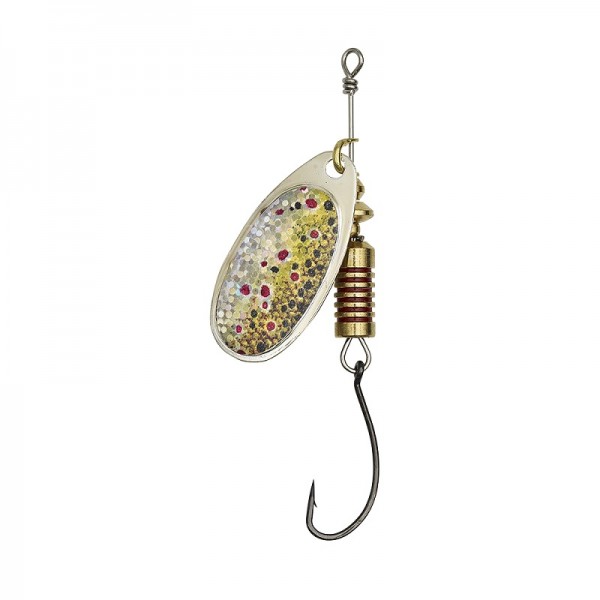 DAM Effzett Singlehook Spinner Sinking Brown Trout (Spinner / Leptir varalice) - www.sportskiribolov.co.rs