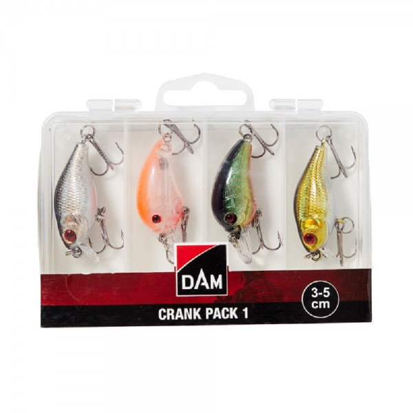 DAM Crank Pack set sa kutijom (3-5cm) (Kutije za pribor) - www.sportskiribolov.co.rs