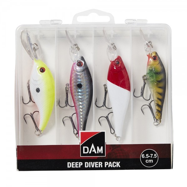 DAM Deep Diver set sa kutijom 6.5-7.5cm (Kutije za pribor) - www.sportskiribolov.co.rs