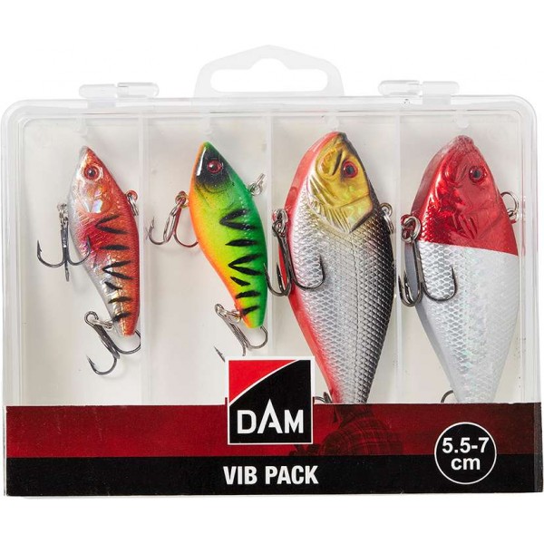 Dam Vib Pack set sa kutijom 5.5-7cm (Kutije za pribor) - www.sportskiribolov.co.rs