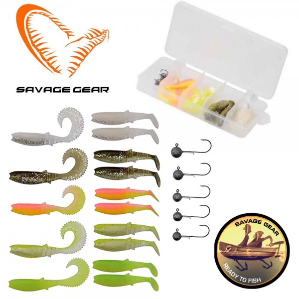 Savage Gear Cannibal Box Kit L set guma (Meke varalice) - www.sportskiribolov.co.rs